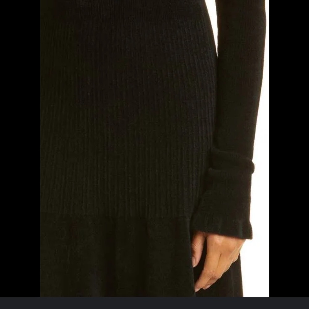 Proenza Schouler White Label Chenille Turtleneck dress in‎ black NWT - Picture 2 of 10